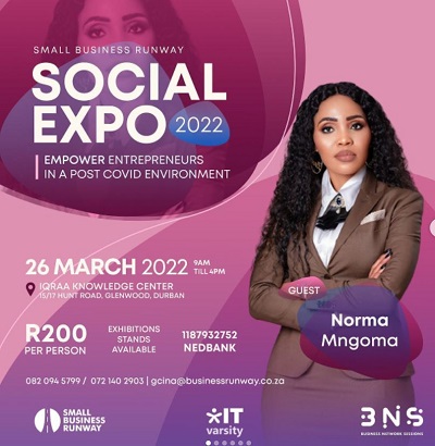 Norma Mngoma became part of Social Expo 2022