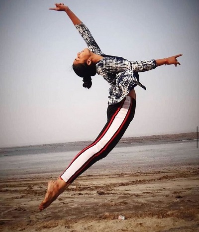 Sumbul Touqeer has flexible body