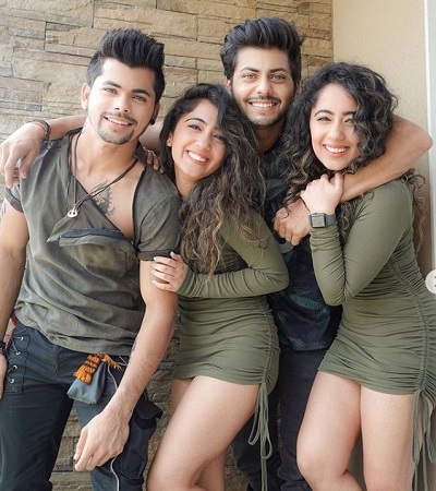 Surbhi Mehra with Siddharth Nigam and Abhishek Nigam
