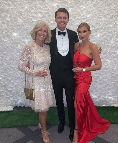 Billie Faiers Shepherd with her husband Greg Shepherd and mother-in-law Linda Smart