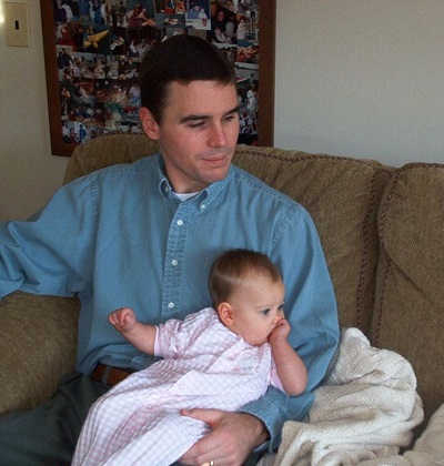 Cece Kelly old picture with her dad Kevin Kelly