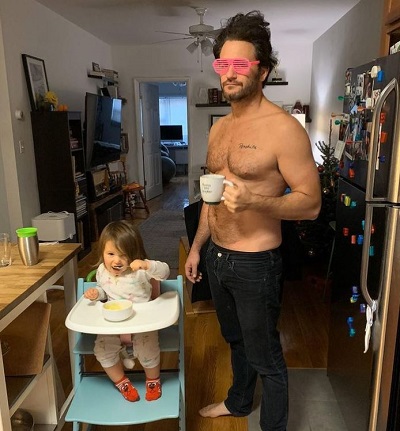 Kevin Kane with his daughter