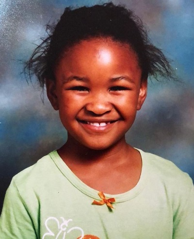 Noxolo Dlamini childhood picture