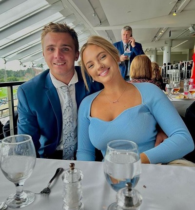 Summer Beecham with her boyfriend Joshua Basilone