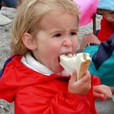 Clara Rugaard's childhood picture
