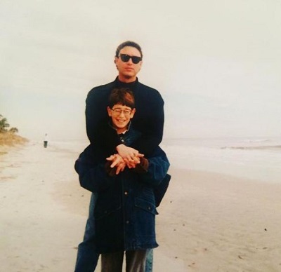Hadley Klein old picture with his dad