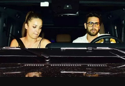 Irem Sak with her boyfriend Furkan Korkmaz
