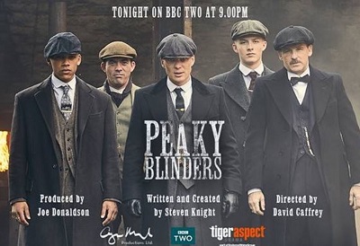 Jordan Bolger appeared in Peaky Blinders