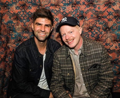 Justin Mikita with his lover Jesse Tyler Ferguson