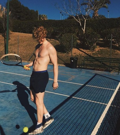 Lucas Lynggaard Tønnesen loves to play Tennis