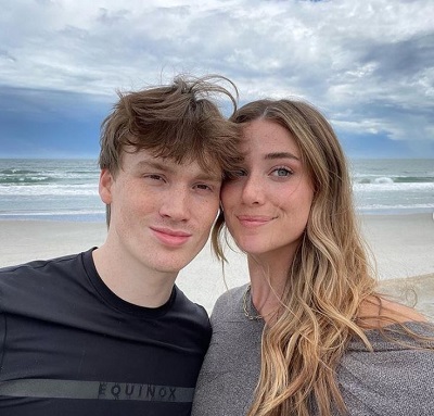 Matt Lintz with his girlfriend Gracie Sapp