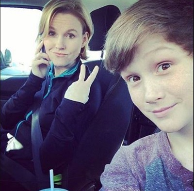 Matt Lintz with his mother Kelly Collins Lintz
