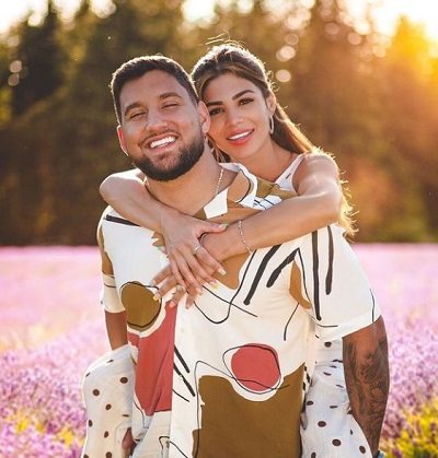 Bramty Juliette with her spouse Luis Espina