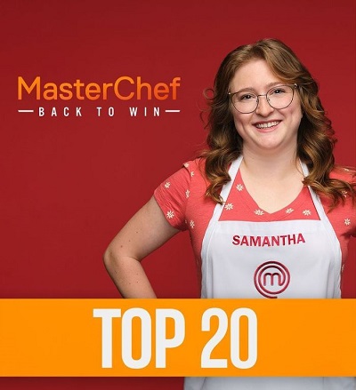 Samantha Daily made to top 20 of Masterchef season 12