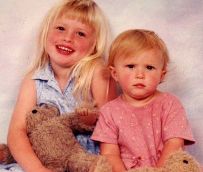 Samantha Daily with her sister Liz Daily