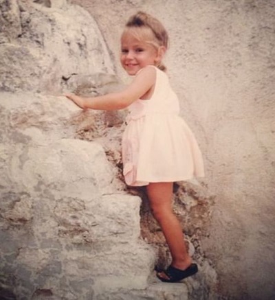 Urska Zigart childhood picture