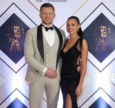 Eirianedd Munro with her lover Adam Peaty