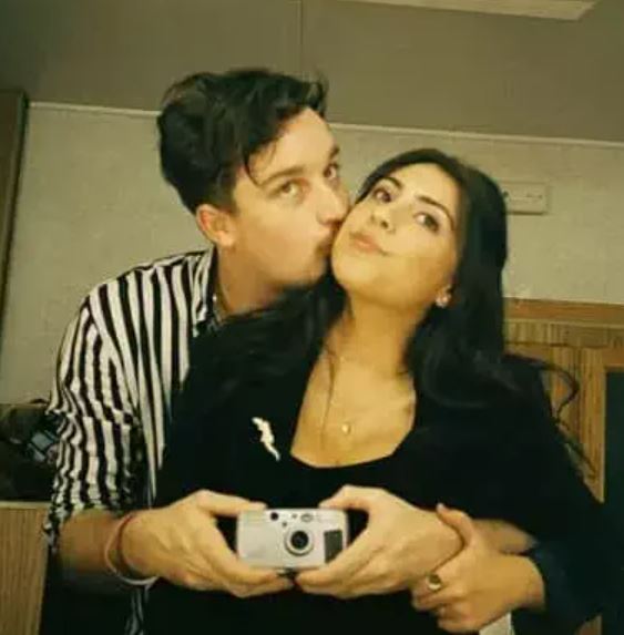 Michelle Ortiz with her boyfriend Brendan Vaughan