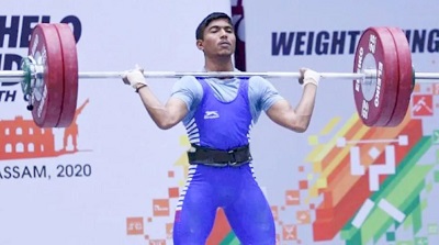 Sanket Mahadev Sargar won gold medal in Khelo India Youth Games 2020