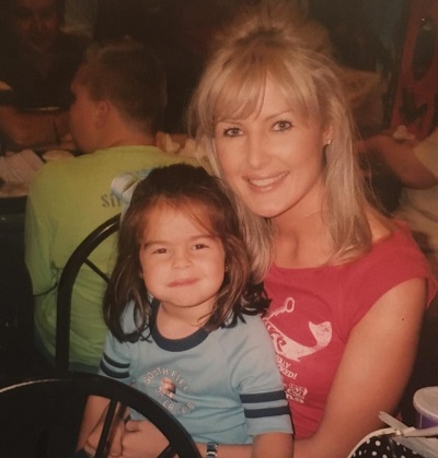 Sheri Nicole old picture with Addison Rae