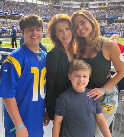 Sheri Nicole with her kids Addison Rae, Lucas Lopez, Enzo Lopez
