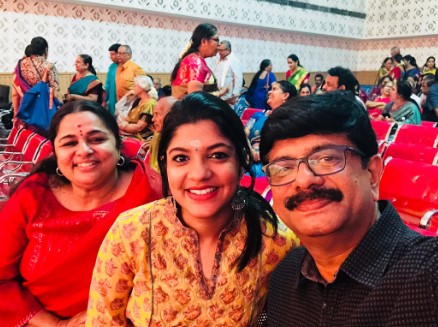 Aparna Balamurali's dad K.P Balamurali and mom Sobha