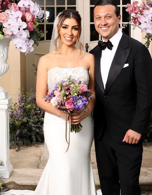 Carolina Santos with co actor Dion Giannarelli