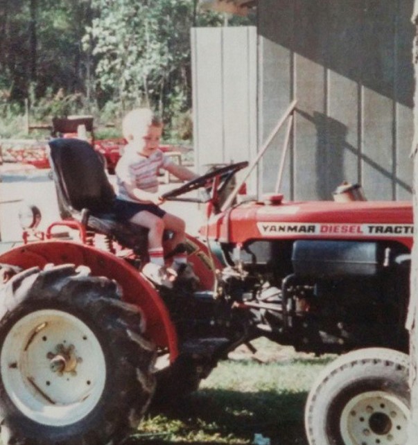 Childhood image of Joe Greene