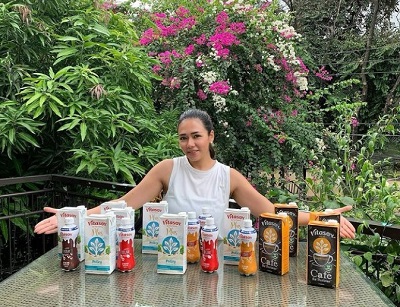 Danica Sotto promotes products on her social media