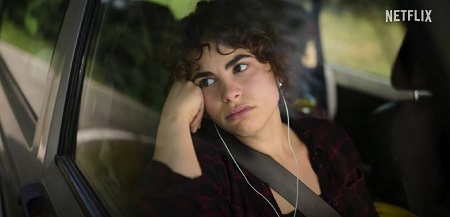 Gabriel Guevara's Netflix series's scene in the car