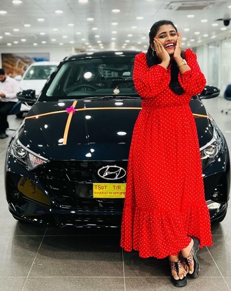 Geetu Royal's brand new Hyundai car