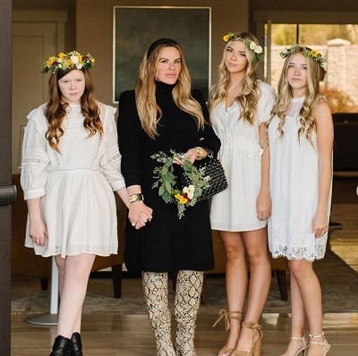 Heather Gay with her three daughters Ashley, Georgia, and Annabelle