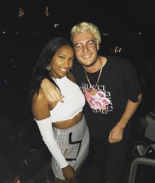 Kacey Margo and her friend