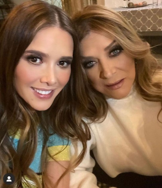 Marlene Favela with her mother