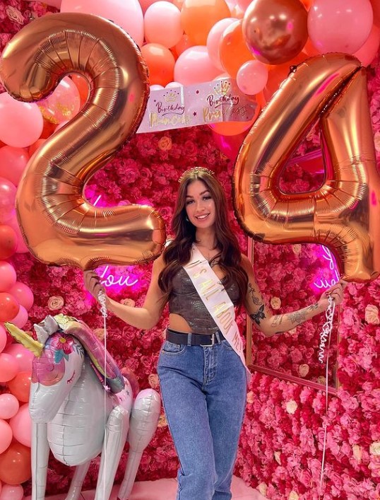 Sophie Carpenter celebrated her 24th birthday