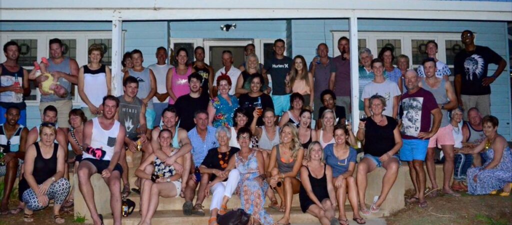 Brodie Ryan with her family members