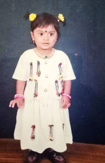 Childhood image of Deepika Das