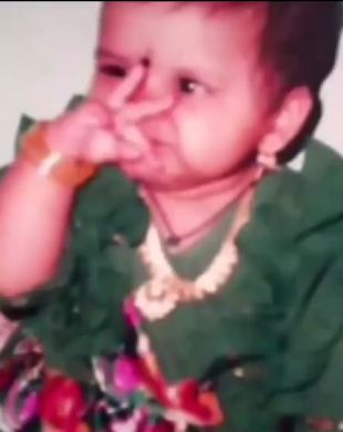 Childhood picture of Amulya
