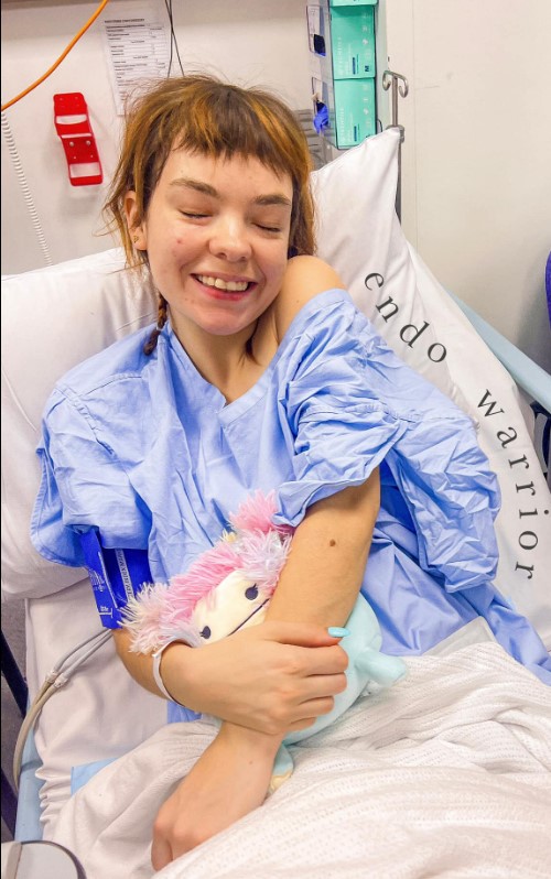 Chloé Hayden underwent from surgery in September 2022