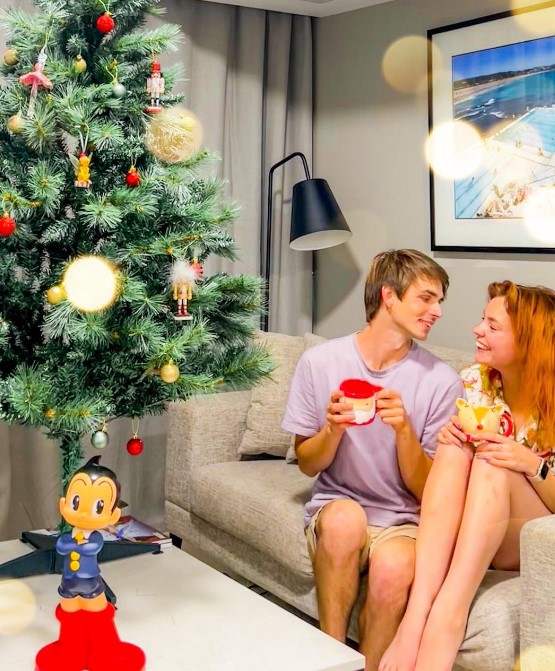 Chloé Hayden with her boyfriend Dylan Rohan