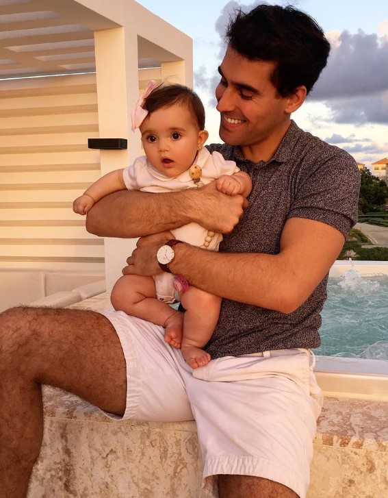 Daniel Fernandez with his niece Alessandra Daniela Roberts Fernandez
