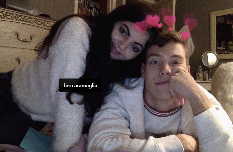 Derek with his friend Rebecca Ramaglia