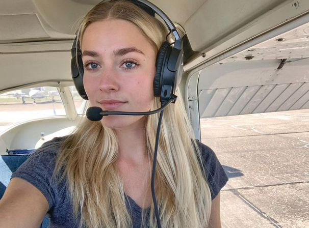 Flight instructor Viktoria Ljungman