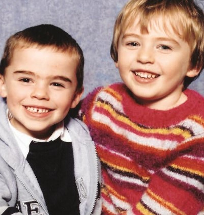 Georgie Stone's childhood pic with her brother