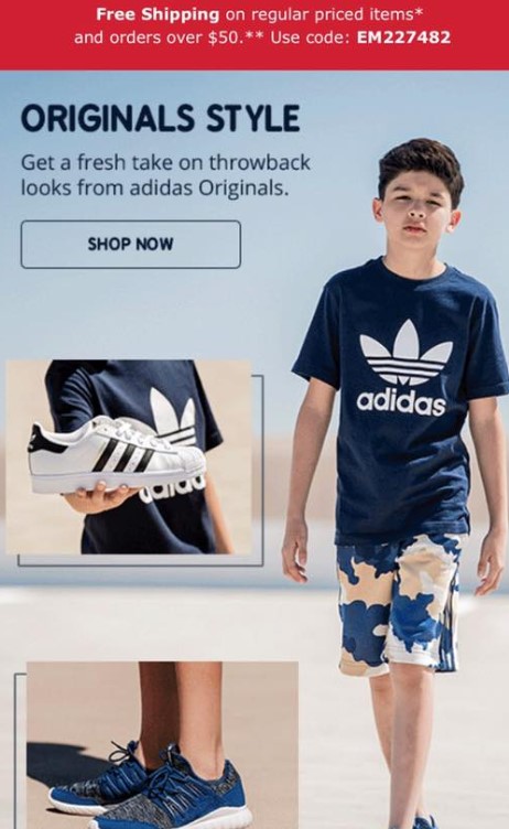 Isaac Arellanes modeled for the Kid's Footwear