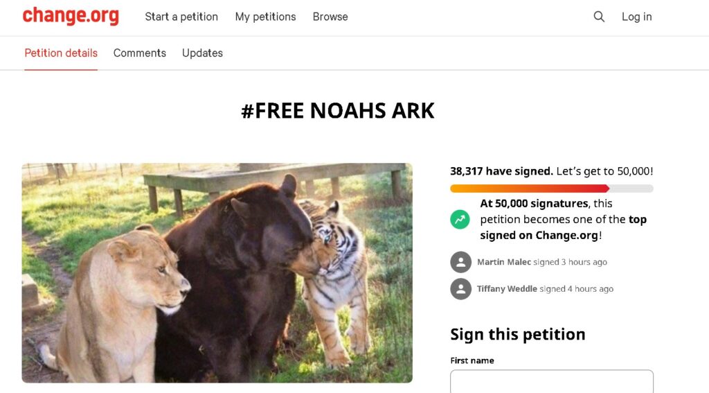 Jessica Parker Kennedy's animal organization