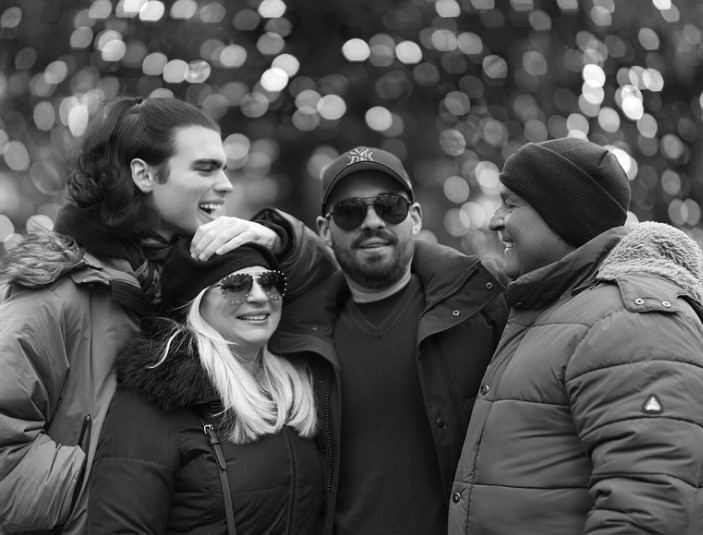 Jojo Fleites with dad George Fleites mom Onner Batista Fleites and brother Georgie Fleites