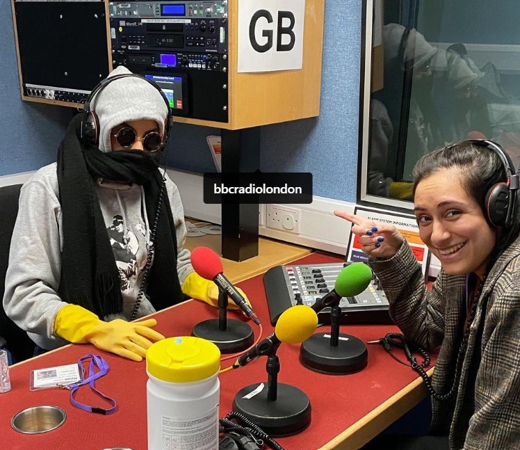 July Namir appeared on BBC Radio London's interview
