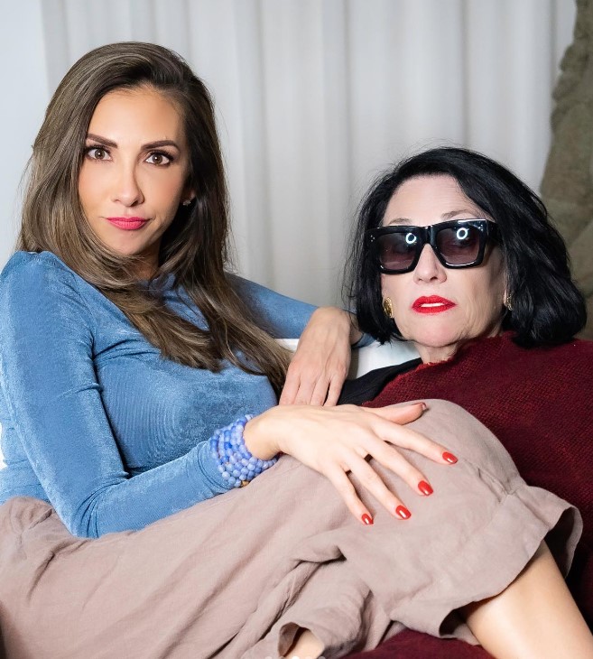 Katrina Campins and her mother