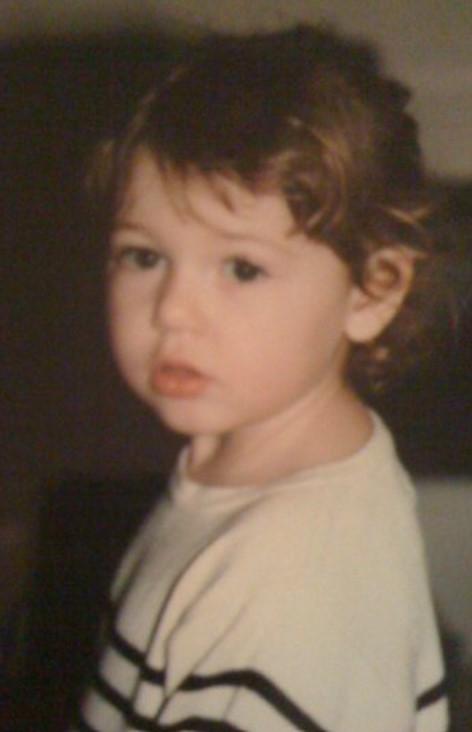 Mathilde Ollivier shared her childhood picture of her